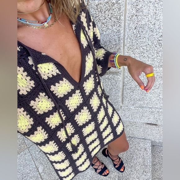 Zara Limited Edition Crochet Dress New - Picture 3 of 13